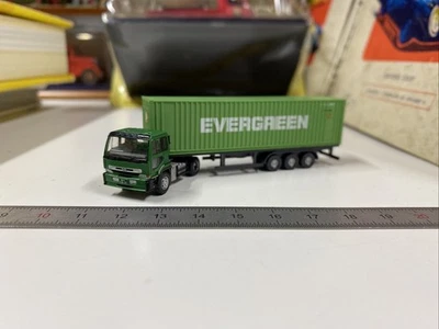 WIKING N 1/160 Camion Semi-remorque Porte Conteneur EVERGREEN - Photo 1/4