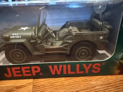 Jeep Willys US ARMY Green 1/32 Diecast Model Car by New Ray ZZ3 - Image 1 of 4