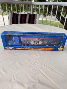 Hot Wheels Disney Transport Toy Semi Cab & Trailer Neu mit Karton - Bild 1 von 7