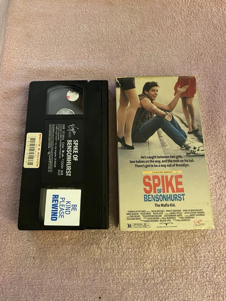 Spike of Bensonhurst The Mafia Kid (VHS 1988) Sasha Mitchell Ernest Borgnine - Image 1 of 1