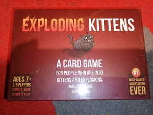 Exploding Kittens Edición Original Juego de Cartas Nuevo Precintado - Imagen 1 de 4