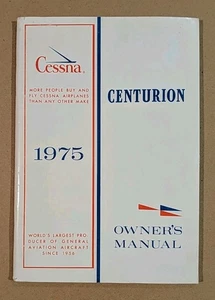 1975 Cessna Centurion Owner's Manual 210L D1048-13 Print 9/74 - Picture 1 of 7