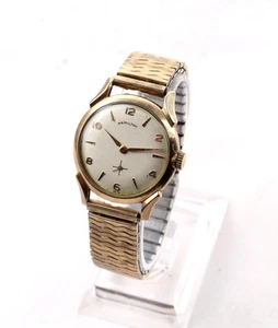 Reloj de pulsera Hamilton para hombre 17 joyas bisel 10K RGP - DA-38 - Imagen 1 de 12