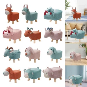 Animal Footstool Footrest Ottoman for Entryway, Playroom, - Picture 1 of 43