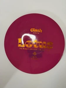 Clash Discs Lotus – Steady Plastic – ~173g – Inked and Lightly Used - Picture 1 of 2
