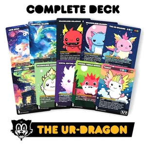 The Ur-Dragon X MTG Custom Altered Art | Full 100 Card EDH Deck w/Custom Tokens - Picture 1 of 9