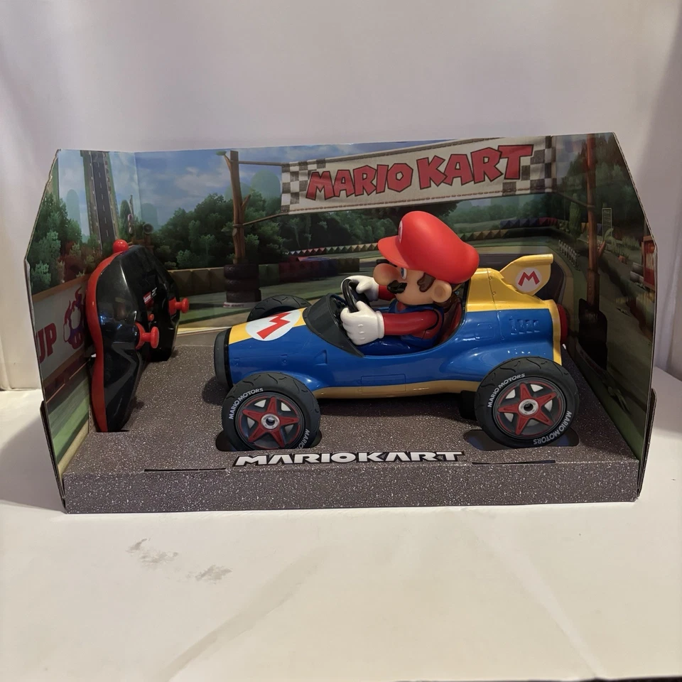 Mario Kart Mach 8 Remote Control Car: Carrera RC 2.4GHz , 5.6 MPH Mario Nintendo - Image 1 of 4