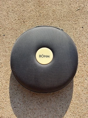 Bohm Headphones B66 Wireless On-Ear Noise Canceling Black Silver with Case Great - Image 1 of 4