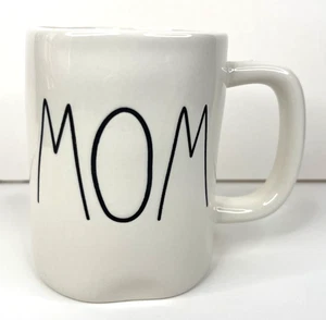 Rae Dunn Artisan Collection by Magenta "MOM" 16 oz Ceramic Coffee Mug - Picture 1 of 7
