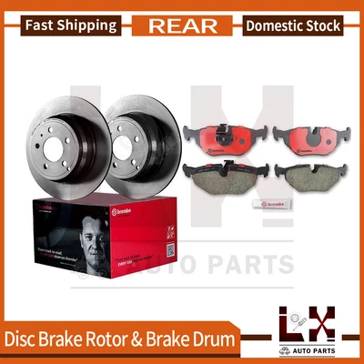 布雷博 6 后盘式制动转子和垫套装适用于 2003 - 2005 年宝马 Z4 — 第 1/4 张图片