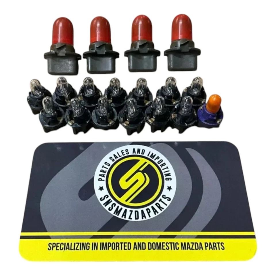01-05 Mazda Miata MX5 MX-5 OEM Gauge Cluster Dash Light Bulb Socket Set Complete - Image 1 of 1