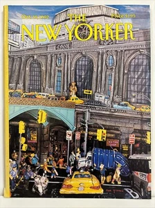 The New Yorker Magazine October 19, 1992 - Cover Red Grooms Vintage 90s - Picture 1 of 2