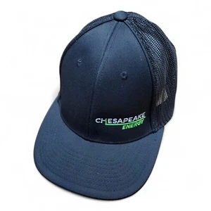 Chesapeake Energy Mesh Hat Cap Expand Natural Gas Exploration Strapback Black  - Picture 1 of 5