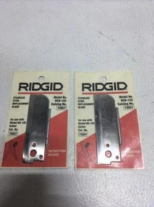 2x RIDGID EDELSTAHL ERSATZ 73857 KLINGE BCB - 125 FÜR BC - 125 SCHNEIDER. - Bild 1 von 2