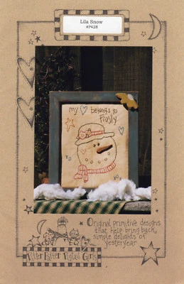 ©1997 UNCUT Pitter Patter Pigtail Girls Needlecraft Pattern # P428 "Lila Snow" - Image 1 of 4