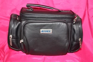 KAMERATASCHE SCHWARZ FALUX LEDER NEW OLD STOCK - Bild 1 von 5