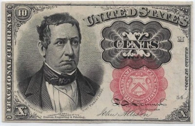 10 Cent Fractional Note, Fr # 1266, UNC (58725) - Image 1 of 2