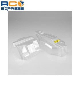 JConcepts F2 Tekno EB410 Body W/Aero S-Type Wing Clear JCO0354 - Picture 1 of 1