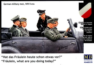 Master Box MB 1/35 3570 "What are you doing today?" WWII German Military Men - Picture 1 of 2