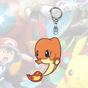 Cute Kawaii Charmander Pokemon Anime Acrylic Keychain - Picture 1 of 1