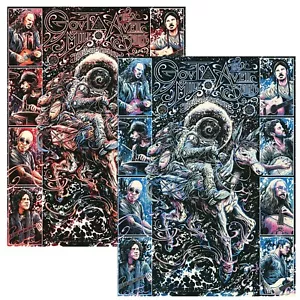 🎸 Miles Tsang Gov't Mule Avett Bros 2018 Poster Set #12 AP 🔥🎨 Cosmic Art - Picture 1 of 3