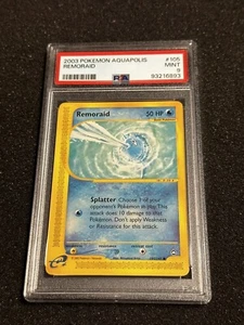 REMORAID 2003 Pokemon Aquapolis 105/147 PSA 9 Mint - Picture 1 of 2