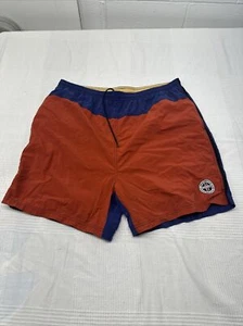 CUTTER & BUCK Mesh Lined Elastic & Draw String Waist Swim Trunks 2XLT Colorblock - Picture 1 of 9