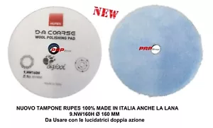 RUPES TAMPONE lucidatura lana / spugna blu COARSE Ø 160 MM 9.NW160H detailing - Imagen 1 de 9