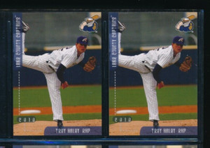 Lot (2) 2010 Grandstand #22 Trey Haley Lake County Captains (FS31) SWSW6