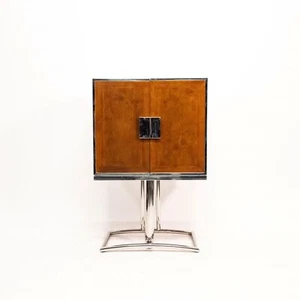 Bar Schrank "Clay" Art Deco Stil Massivholz Hausbar Spirituosen NEU! - Bild 1 von 8