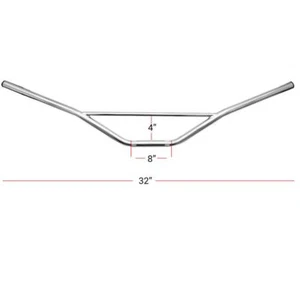 Motorcycle Handlebar 7/8" Trail Chrome 4" Rise for Yamaha XT500 (930mm Long) - Picture 1 of 1