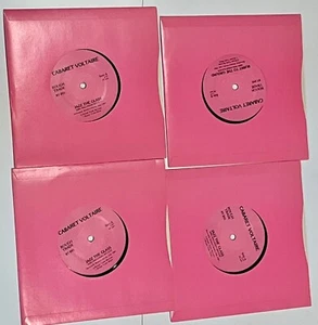 Cabaret Voltaire-4 Piece Lot 7" Record UK Punk/HC "Jazz The Glass" & "Burnt" NOS - Picture 1 of 1