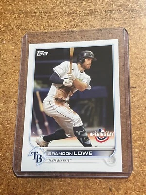 2022 Topps Opening Day Baseball # 12 Brandon Lowe - Image 1 of 4