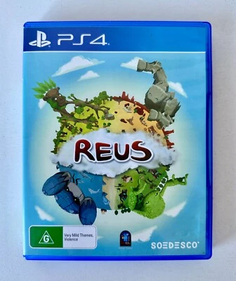 Reus Inc Artwork PS4 Playstation 4 Like New Mint Disc AU - Image 1 of 4