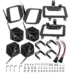 Bumper Fog Lights Lamp Upgrade Mounting Kit For Ford F150 2015 2016 2017 24W - Picture 1 of 11