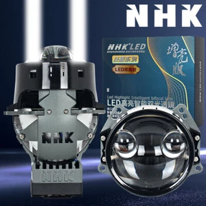 NHK 3.0'' Bi LED Projector Lens 176W 6K Hyperboloid Headlight Retrofit LHD DIY - Picture 1 of 8