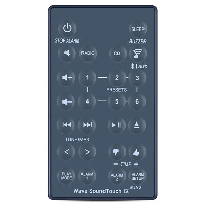 New Remote Control For Bose Wave Soundtouch Music System IV 417788-WR 417788-WMS - Image 1 of 4