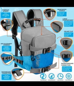 Sklon Ski and Snowboard Harness Trainer Backpack for Kids - Train Fundamentals V - Picture 1 of 8
