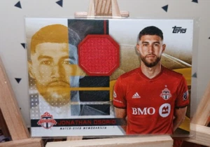 2020 Topps MLS Jonathan Osorio Gold Match Used Jersey /50 Toronto FC SOCCER SSP - Picture 1 of 2