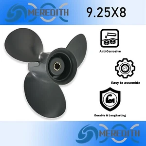 9.25"x8" Aluminum Outboard Propeller for HONDA 8-20HP, 8 Spline Tooth,RH - Picture 1 of 6