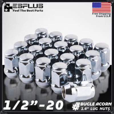 Tuerca Pontiac 20 piezas 1/2-20 cromada 1,4" apta para Catalina/GrandVille/Lemans/Tempest Foto 1 de 4