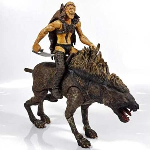Lord Of The Rings SHARKU with WARG BEAST Deluxe Rider Figure Toy Biz Two Towers - Bild 1 von 5