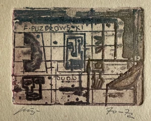 Exlibris C3 Vincas Kisarauskas - Afbeelding 1 van 1