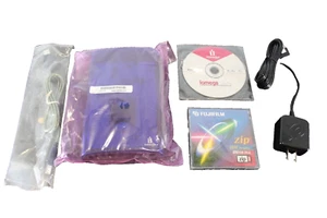 Lecteur de disque externe USB Iomega Zip 100 Z100USBNC boîte ouverte sans boîte - Photo 1/12
