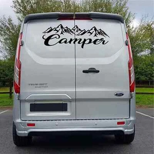 Fits Ford Transit Custom Transit Mk6 Mk7 Mountain Graphics Rear Door Camper - Picture 1 of 2