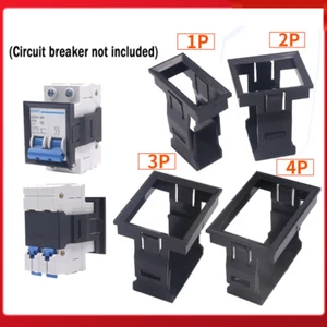 Miniature Circuit Breaker Accessories Panel Buckle 1P 2P 3P 4P Mounting Bracket - Picture 1 of 12