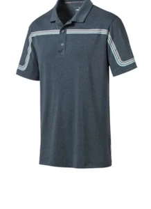 NEW Puma Looping Polo Gibraltar Sea/Heather Golf Polo/Shirt Men's Small - Picture 1 of 10