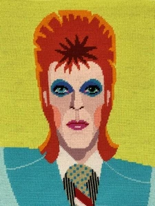 David Bowie - Emily Peacock Appletons Tapestry - Picture 1 of 2