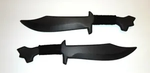 Double Daggers Training Knife Trainer Polypropylene Knives Defense Tactical Kali - Picture 1 of 3