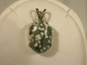 18x13mm Ocean Jasper Pendant - Picture 1 of 1